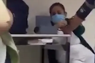 Exhiben a enfermera que sí hizo su trabajo con un paciente (+Video)