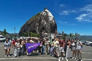 En un hotel de 15 pisos: a grupo de viajeros de Veracruz le tocó el sismo de Colombia