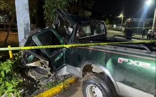 Muere hombre en trágico accidente al norte de Veracruz; Así ocurrió