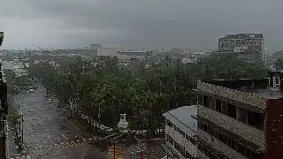 ¡Llueve la mañana de este sábado en el centro de Veracruz! ¿Cómo está tu zona?