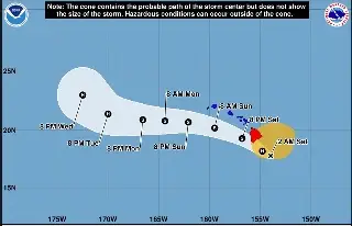 Vigilan esta Zona de Baja Presión con potencial para ser Ciclón Tropical