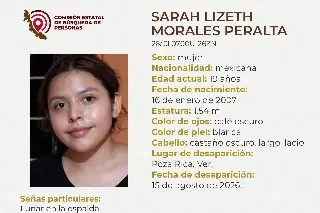 Desaparece joven mujer al norte de Veracruz; estas son sus características 