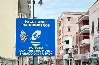 Más tiempo para estacionarse en el centro de Veracruz: así quedan los parquímetros