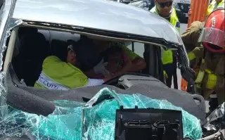 Identifican a hombre que murió en accidente carretero en Veracruz