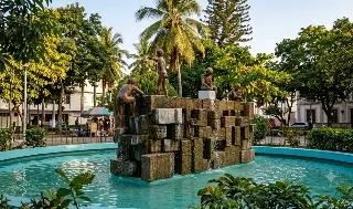 Las fuentes y estatuas perdidas que Veracruz aún recuerda