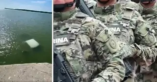 Mueren cuatro elementos de Marina tras caer a un río en Tamaulipas (VIDEO)