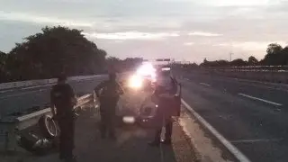 Incendio causa cierre en esta carretera de Veracruz. Precaución