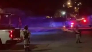 Otra vez, intenso cateo en fraccionamiento en Veracruz; la duda: ¿A quién iban a detener? 