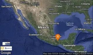 Reportan sismos seguidos al sur de Veracruz