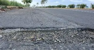 Alertan por peligrosa zanja que ya ha provocado accidentes En Veracruz 