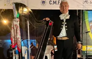 El arpa robada en Veracruz lleva el son jarocho a Portugal