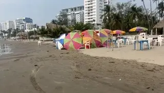 Hay una playa con muchos problemas en Boca del Río; esto está pasando
