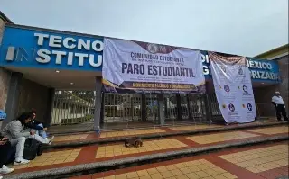 Cumple una semana el paro en el tecnológico de Orizaba