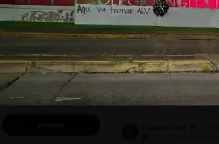 Regresaron a clases con corona fúnebre y bajo vigilancia militar 