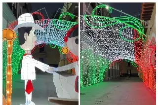 Luces tricolores adornan Veracruz; checa dónde te puedes tomar la foto