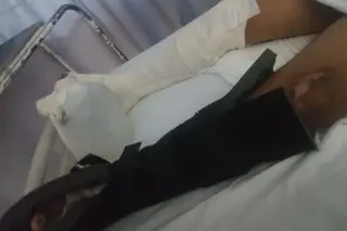 Se accidenta en moto y sigue esperando la cirugía en Veracruz (Video)