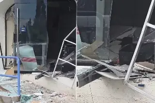 Con explosión, se llevan el cajero la madrugada de este jueves