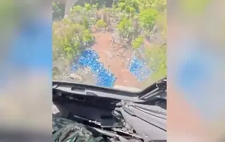 Aseguran mega narcolaboratorio en Sinaloa; se veía desde el aire (VIDEO)