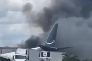 ¿Qué pasó en el aeropuerto de Miami? Avión de carga se estrella
