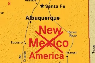 ¿Adiós a Nuevo México? Trump publica mapa con nuevo nombre