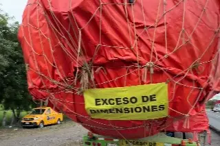 Exceso de dimensiones: ¿Qué es la misteriosa carga que trasladan por Veracruz? 