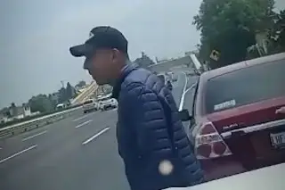 Así interceptan a conductores falsos policías en autopista. Precaución (+Video)