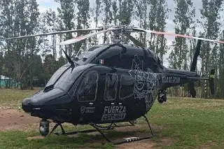 Balean helicóptero de la policía de Chihuahua que realizaba sobrevuelo de vigilancia; esto se sabe