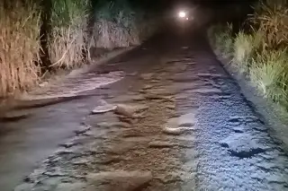 Nahle anuncia intervención urgente de la carretera en Jalcomulco