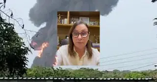 Esto dijo Rocío Nahle de la explosión ocurrida en Jáltipan