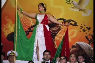 Con esta peculiar forma, cumplen 73 años de dar el Grito de Independencia en Alvarado