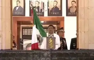Salomón Jara incluye contenido político en tradicional Grito de Independencia en Oaxaca