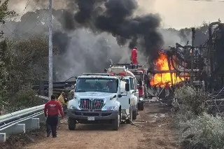 Familias podrán regresar a sus casas tras explosión en Jáltipan: Nahle