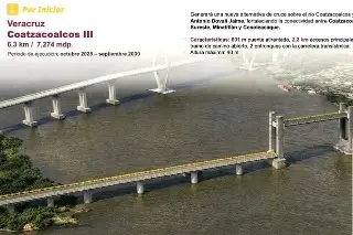 Aumenta inversión de puente Coatzacoalcos; esto costará