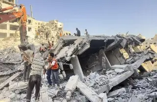 Derrumbe en Gaza deja 21 muertos; entre las víctimas hay niños