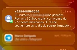 'Es tu día de suerte': otra de las estafas que circula en Veracruz