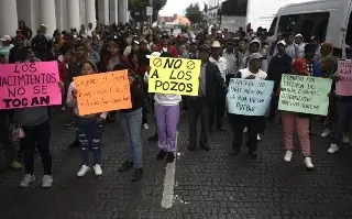 Habitantes de Altotonga bloquean centro de Xalapa; esto reclaman