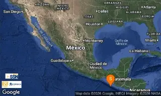 Tiembla este lunes al suroeste de Chiapas, esta fue la magnitud 