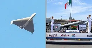 ¿México presentó un clon del dron iraní Shahed durante el desfile militar? Esto se sabe