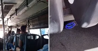 Este camión en Veracruz te refresca y hasta te carga el celular; y no es Ulúa