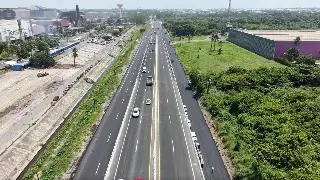Anuncian fecha para conclusión de obras en el distribuidor vial de acceso al Puerto de Veracruz