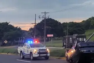 Se accidentó en la Riviera Veracruzana
