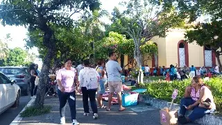 Nenis protestan en Veracruz; Piden otra opción para reubicación