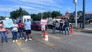 Tras protesta en Ejército Mexicano, alcaldesa niega agresiones a padres de familia