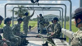 Marina realizará rescate de heridos con cuerdas durante ceremonia en Veracruz
