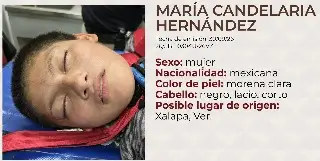Localizan a mujer en Xalapa y buscan a sus familiares