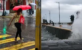 Frente Frío dejará lluvias y rachas frescas de viento del norte en Veracruz