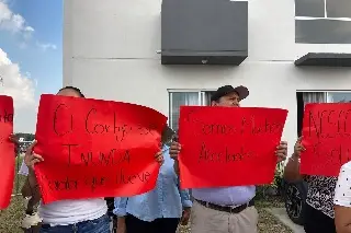 Ciudadanos se manifiestan y esto piden a Sheinbaum en Veracruz 