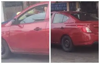 ¿Una infidelidad detrás del choque? Hombre termina en parabrisas de un auto en Veracruz (Mas video)