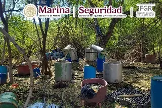 Aseguran laboratorio clandestino para fabricar drogas sintéticas en Sinaloa
