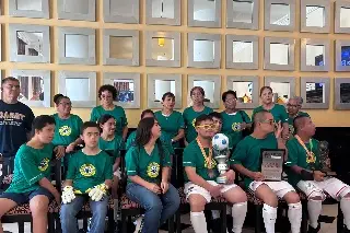 Veracruzanos logran subcampeonato en torneo mundial de fútbol Down